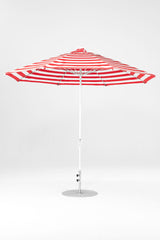 11 Ft Octagonal Frankford Patio Umbrella- Crank Lift- Matte White Frame