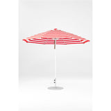 11 Ft Octagonal Frankford Patio Umbrella- Pulley Lift- Matte White Frame