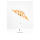 6.5 Ft Frankford Square Patio Umbrella- Crank Auto-Tilt- Matte Black Frame