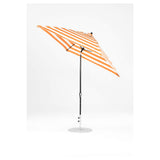 7.5 Ft Frankford Square Patio Umbrella- Crank Auto-Tilt- Matte Black Frame