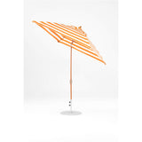 7.5 Ft Frankford Square Patio Umbrella- Crank Auto-Tilt- Wood Grain Frame