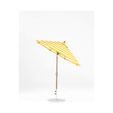 7.5 Ft Octagonal Frankford Patio Umbrella- Crank Auto-Tilt- Matte Bronze Frame