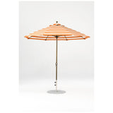 9 Ft Octagonal Frankford Patio Umbrella- Crank Lift- Matte Bronze Frame