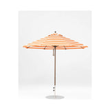 9 Ft Octagonal Frankford Patio Umbrella- Pulley Lift- Matte Bronze Frame