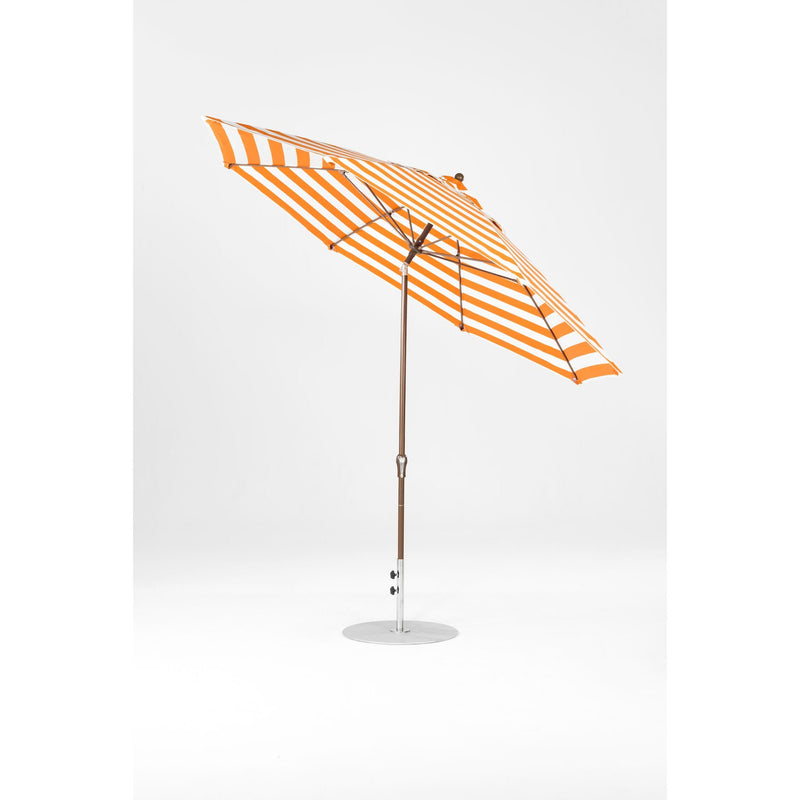 11 Ft Octagonal Frankford Patio Umbrella- Crank Auto-Tilt- Matte Bronze Frame