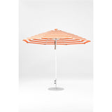 11 Ft Octagonal Frankford Patio Umbrella- Pulley Lift- Matte White Frame