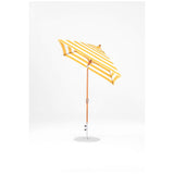 6.5 Ft Frankford Square Patio Umbrella- Crank Auto-Tilt- Wood Grain Frame