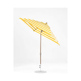 7.5 Ft Frankford Square Patio Umbrella- Crank Auto-Tilt- Matte Bronze Frame