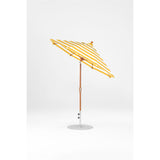 7.5 Ft Octagonal Frankford Patio Umbrella- Crank Auto-Tilt- Wood Grain Frame