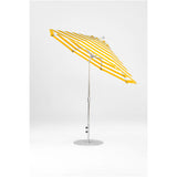 9 Ft Octagonal Frankford Patio Umbrella- Crank Auto-Tilt- Matte Silver Frame