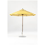 9 Ft Octagonal Frankford Patio Umbrella- Crank Lift- Matte Bronze Frame