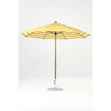 11 Ft Octagonal Frankford Patio Umbrella- Crank Lift- Matte Bronze Frame