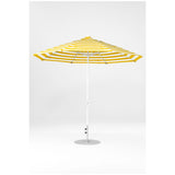 11 Ft Octagonal Frankford Patio Umbrella- Crank Lift- Matte White Frame