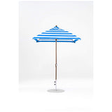 6.5 Ft Square Frankford Patio Umbrella- Crank Lift- Matte Bronze Frame