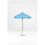 6.5 Ft Square Frankford Patio Umbrella- Pulley Lift- Matte Bronze Frame