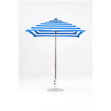 7.5 Ft Square Frankford Patio Umbrella- Crank Lift- Matte Bronze Frame