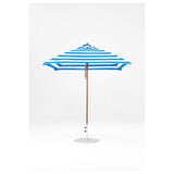 7.5 Ft Square Frankford Patio Umbrella- Pulley Lift- Matte Bronze Frame