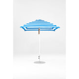 7.5 Ft Square Frankford Patio Umbrella- Pulley Lift- Matte White Frame