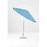 9 Ft Octagonal Frankford Patio Umbrella- Crank Auto-Tilt- Matte Silver Frame