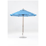 9 Ft Octagonal Frankford Patio Umbrella- Crank Lift- Matte Bronze Frame
