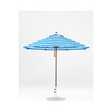 9 Ft Octagonal Frankford Patio Umbrella- Pulley Lift- Matte Bronze Frame