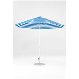11 Ft Octagonal Frankford Patio Umbrella- Crank Lift- Matte White Frame