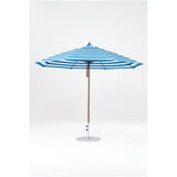 11 Ft Octagonal Frankford Patio Umbrella- Pulley Lift- Matte Bronze Frame