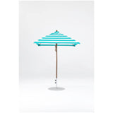 6.5 Ft Square Frankford Patio Umbrella- Pulley Lift- Matte Bronze Frame