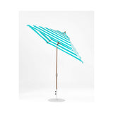 7.5 Ft Frankford Square Patio Umbrella- Crank Auto-Tilt- Matte Bronze Frame