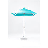 7.5 Ft Square Frankford Patio Umbrella- Crank Lift- Matte Bronze Frame