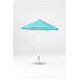 7.5 Ft Octagonal Frankford Patio Umbrella- Crank Lift- Matte White Frame