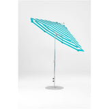 9 Ft Octagonal Frankford Patio Umbrella- Crank Auto-Tilt- Matte Silver Frame