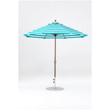 9 Ft Octagonal Frankford Patio Umbrella- Crank Lift- Matte Bronze Frame