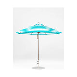 9 Ft Octagonal Frankford Patio Umbrella- Pulley Lift- Matte Bronze Frame