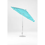 11 Ft Octagonal Frankford Patio Umbrella- Crank Auto-Tilt- Matte Silver Frame
