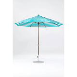 11 Ft Octagonal Frankford Patio Umbrella- Crank Lift- Matte Bronze Frame