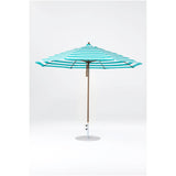 11 Ft Octagonal Frankford Patio Umbrella- Pulley Lift- Matte Bronze Frame