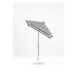 6.5 Ft Frankford Square Patio Umbrella- Crank Auto-Tilt- Matte Bronze Frame