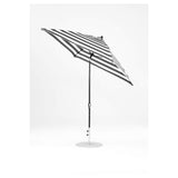 7.5 Ft Frankford Square Patio Umbrella- Crank Auto-Tilt- Matte Black Frame
