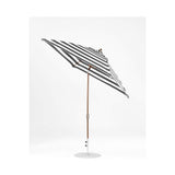 7.5 Ft Frankford Square Patio Umbrella- Crank Auto-Tilt- Matte Bronze Frame