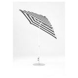 7.5 Ft Frankford Square Patio Umbrella- Crank Auto-Tilt- Matte White Frame