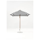 7.5 Ft Square Frankford Patio Umbrella- Pulley Lift- Matte Bronze Frame