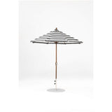 7.5 Ft Octagonal Frankford Patio Umbrella- Crank Lift- Matte Bronze Frame