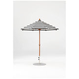 7.5 Ft Octagonal Frankford Patio Umbrella- Crank Lift- Wood Grain Frame