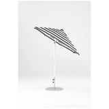 7.5 Ft Octagonal Frankford Patio Umbrella- Crank Auto-Tilt- Matte White Frame