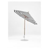 9 Ft Octagonal Frankford Patio Umbrella- Crank Auto-Tilt- Matte Bronze Frame