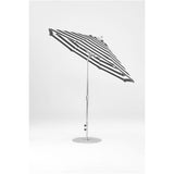 9 Ft Octagonal Frankford Patio Umbrella- Crank Auto-Tilt- Matte Silver Frame