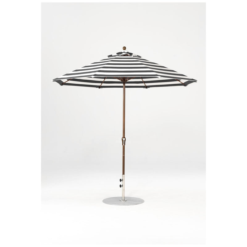 9 Ft Octagonal Frankford Patio Umbrella- Crank Lift- Matte Bronze Frame