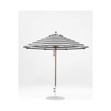 9 Ft Octagonal Frankford Patio Umbrella- Pulley Lift- Matte Bronze Frame