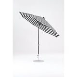 11 Ft Octagonal Frankford Patio Umbrella- Crank Auto-Tilt- Matte Black Frame